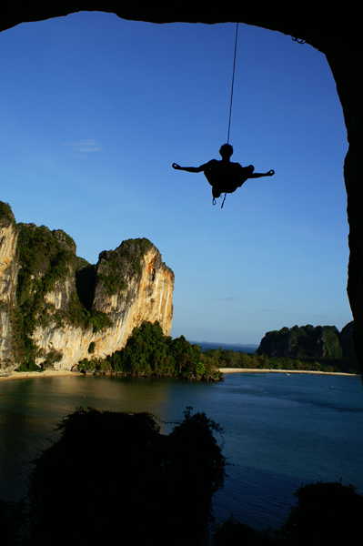 climb railay tonsai thailand climbing